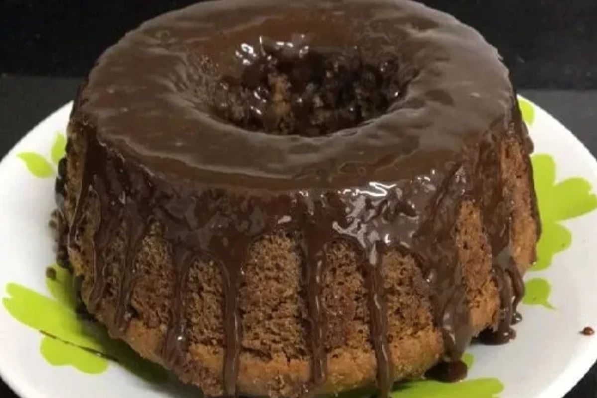 Bolo de chocolate de liquidificador