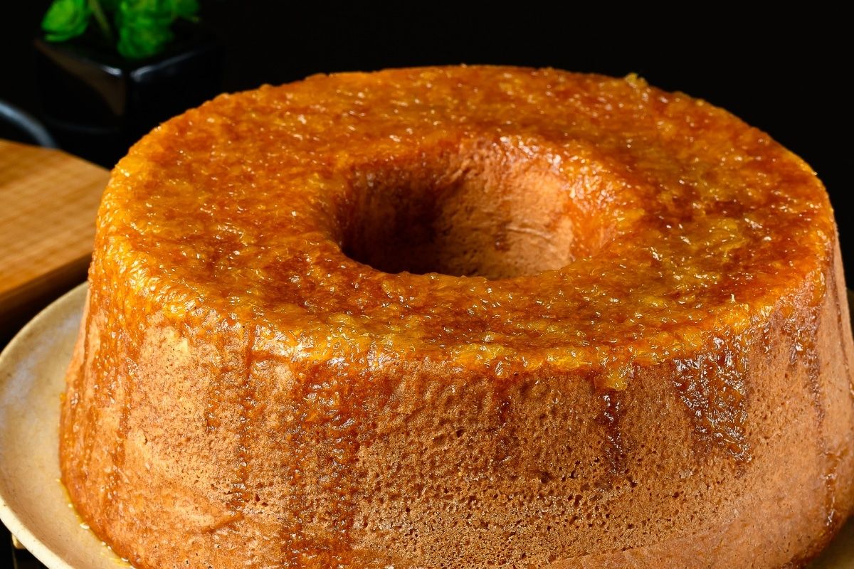 Bolo de laranja molhadinho