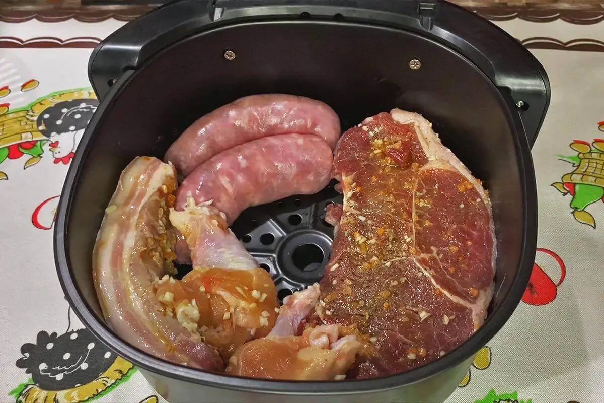 Churrasco na air fryer