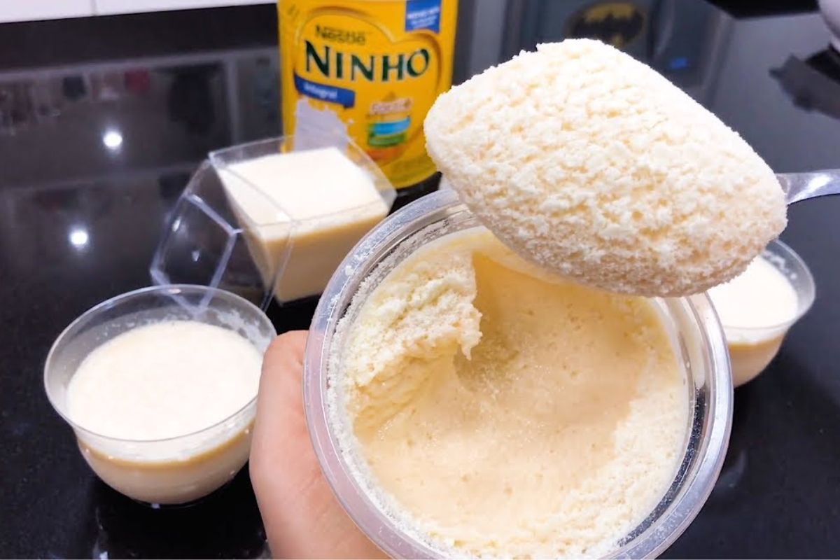 Mousse de leite ninho uma sobremesa deliciosa e fácil de fazer