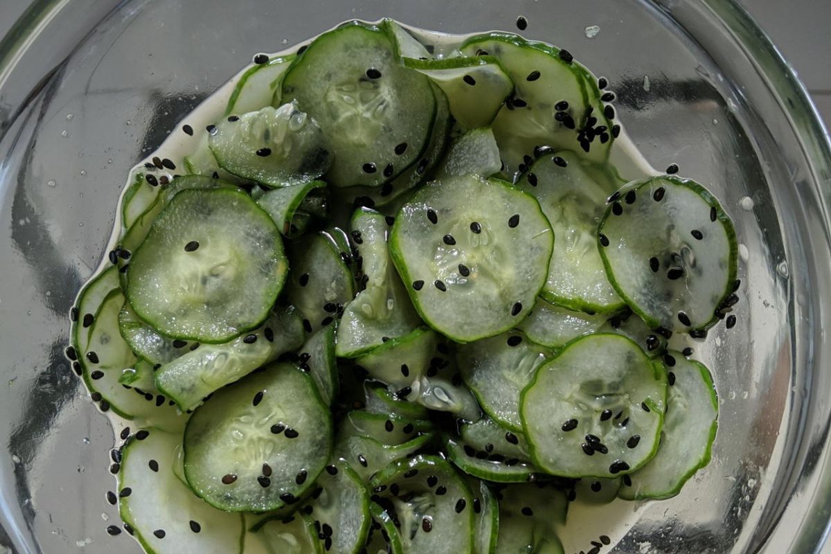 Sunomono – salada de pepino agridoce