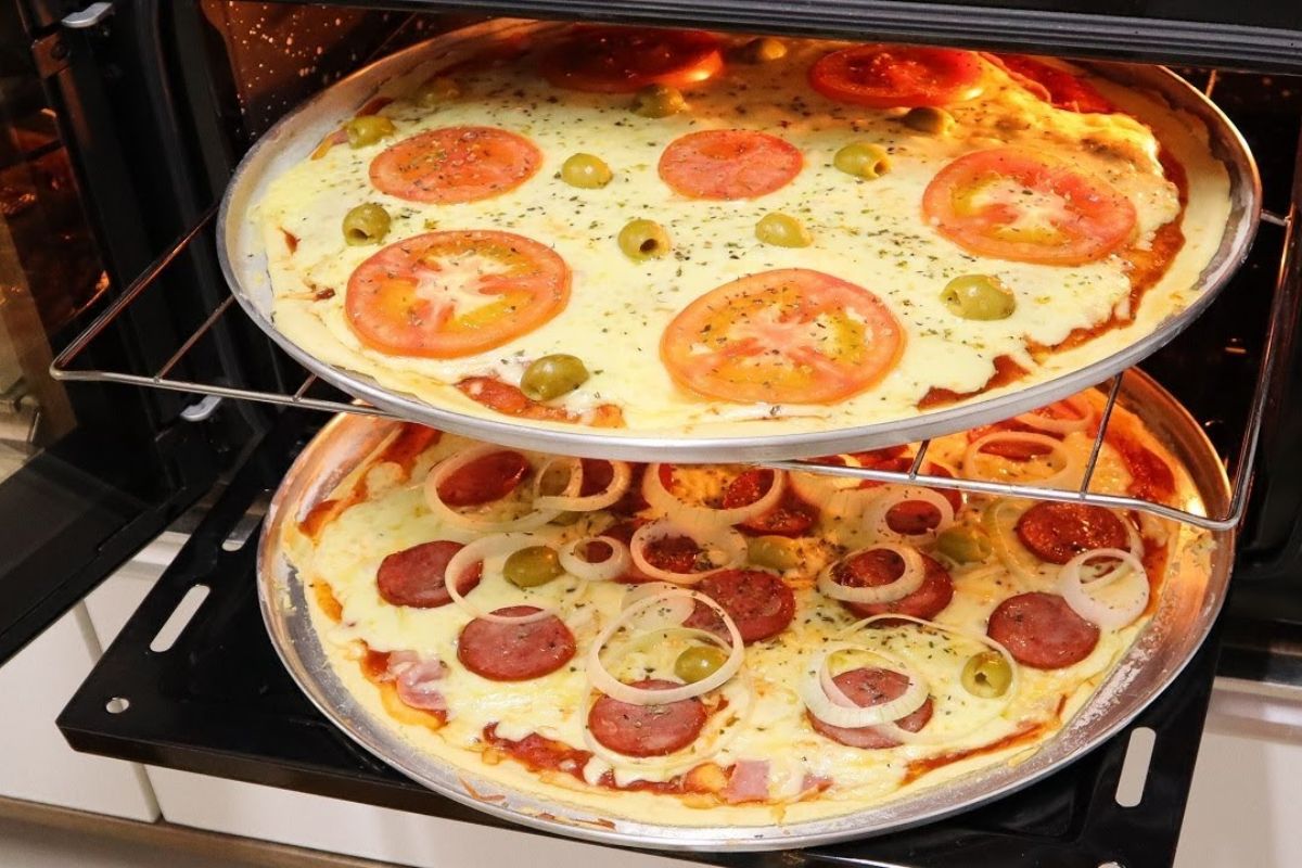 Pizza de liquidificador simples e fácil