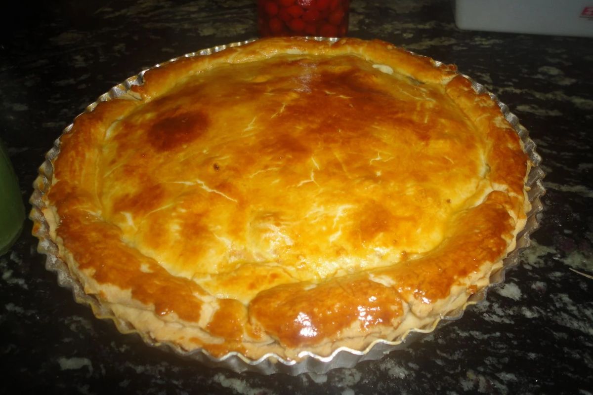 Torta folhada de frango maravilhosa