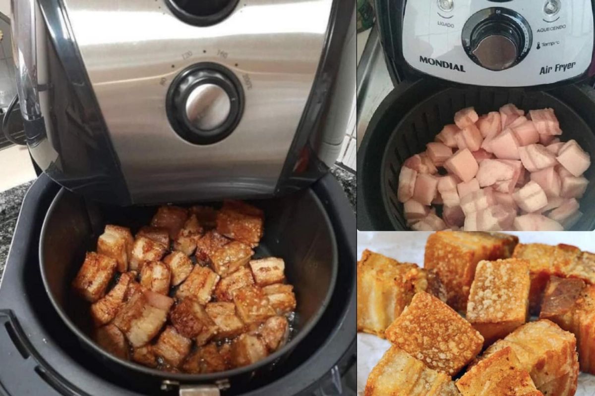 Delicioso Torresmo Crocante na Airfryer – Aperitivo Irresistível em Minutos!