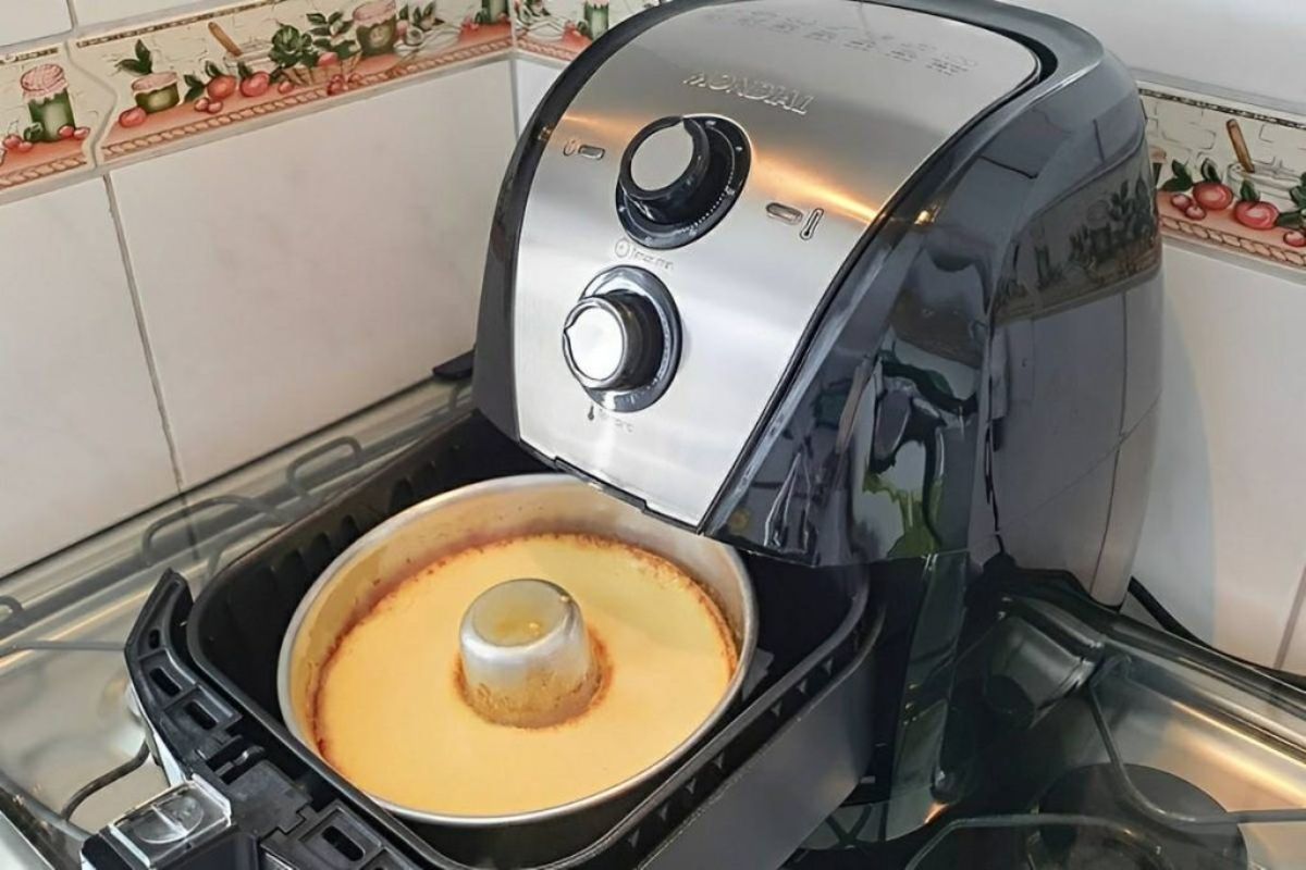 Pudim na Air Fryer: a sobremesa perfeita, rápida e sem complicação