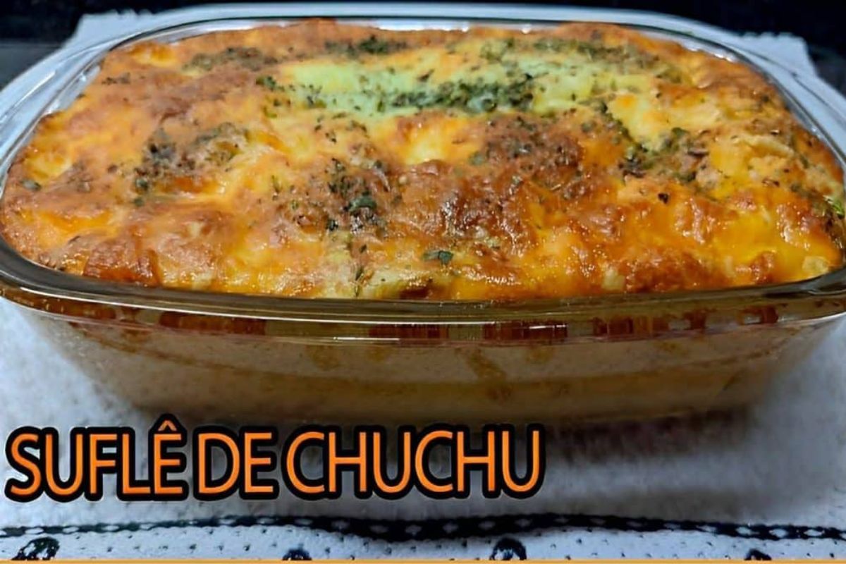 Suflê de Chuchu delicioso: Excelente opção de receita pra você servir na refeição principal!