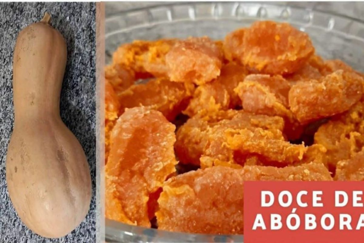 Doce de Abóbora Caseiro de Corte com Casquinha: Uma Delícia Tradicional para Saborear!