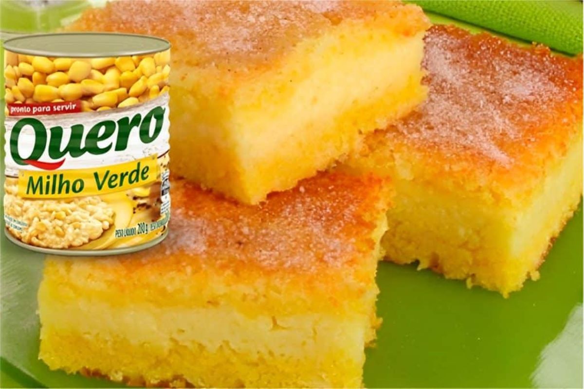 O Irresistível Bolo de Milho Cremoso com Milho de Latinha: Delícia que Vai Surpreender o Paladar!