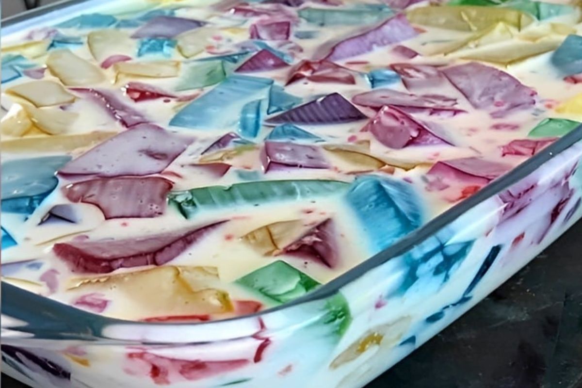 Deliciosa Gelatina Mosaico: Um Festival de Cores e Sabores em Cada Mordida!