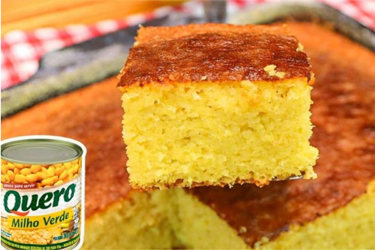 Bolo de Milho de Latinha de Liquidificador: Sabor Caseiro e Praticidade em uma Receita Irresistível!