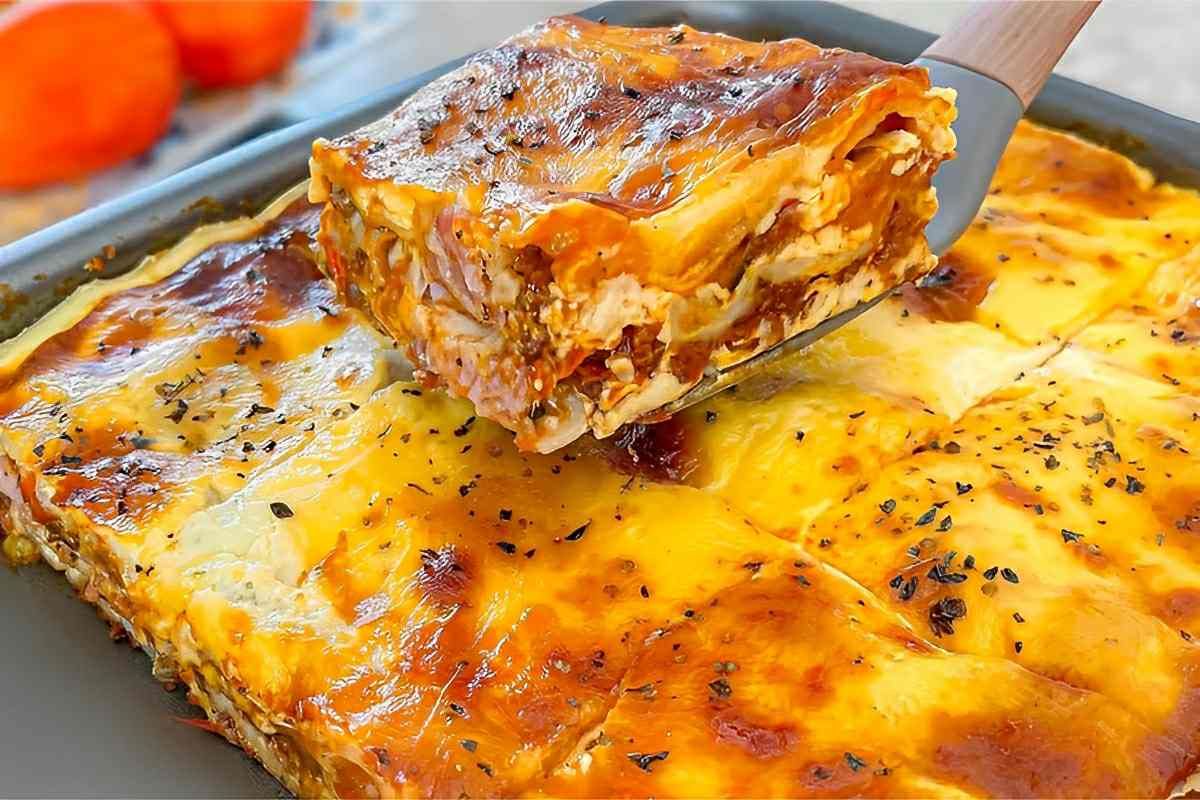 Lasanha de Carne Com Massa de Pastel: Muito Simples Deliciosa e Fácil de Fazer!