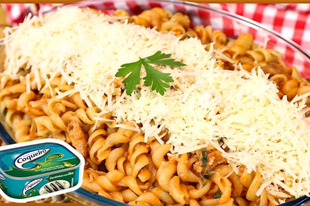 Macarrão com Sardinha simples: Receitinha perfeita pra sua refeição principal!