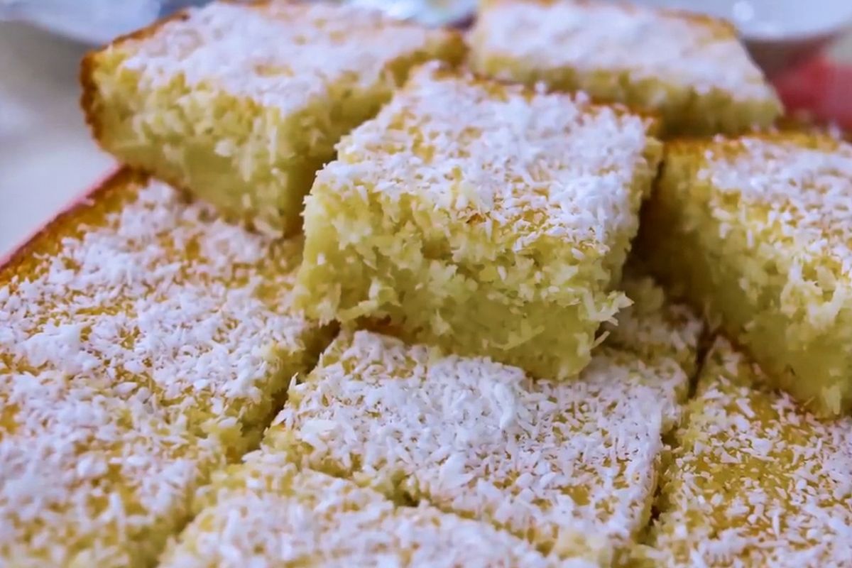 Bolo Bombocado de Coco na Travessa: Uma Explosão de Sabor e Facilidade!