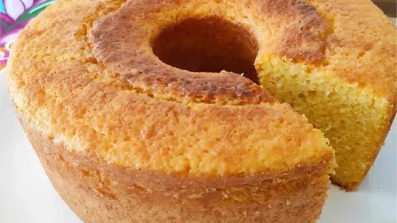 Bolo de Fubá sem Farinha de Trigo: Deliciosamente Fofinho e Perfeito para o Café da Tarde!