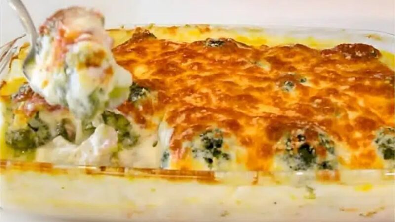 Brócolis Gratinado no Forno – A Receita que Conquistou Toda a Família!