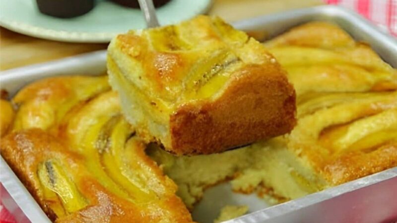 Bolo de Banana Invertido: O Doce Segredo de Delícias à Primeira Mordida!