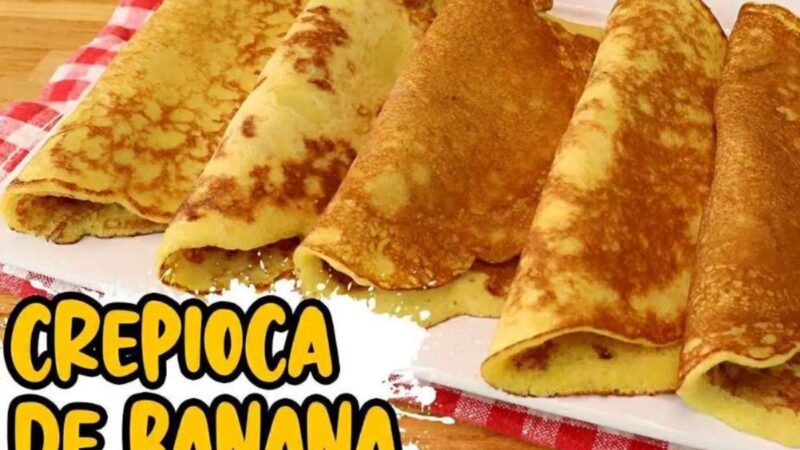 Crepioca de Banana Simples: Energia e Sabor para o seu Dia!