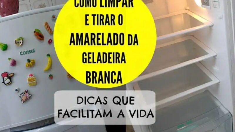 Geladeira Branca Como Nova: Remova o Amarelado com Facilidade!