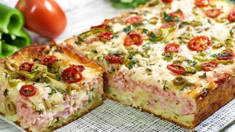 Torta de Presunto e Queijo: A Delícia Rápida para o Lanche da Tarde em Família!