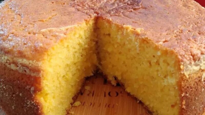 Bolo de Milho Sem Trigo: Sabor Puro e Simples, Rápido e Fácil de Preparar!