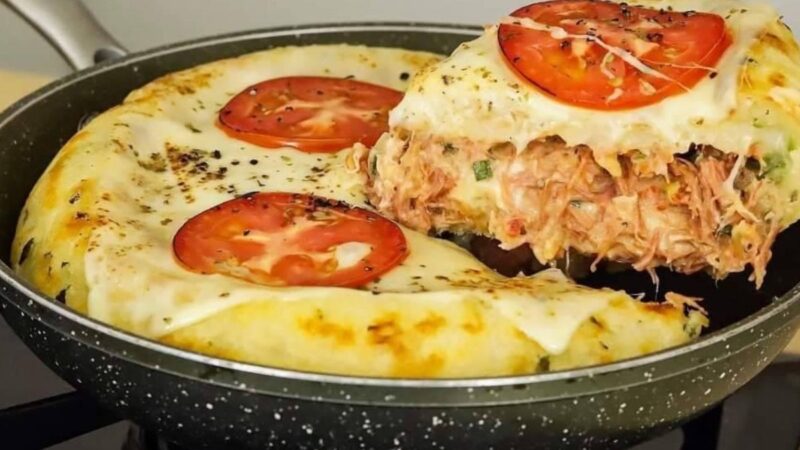 Lanchão de Frango na Frigideira: Sabor Sem Farinha para uma Refeição Rápida e Deliciosa