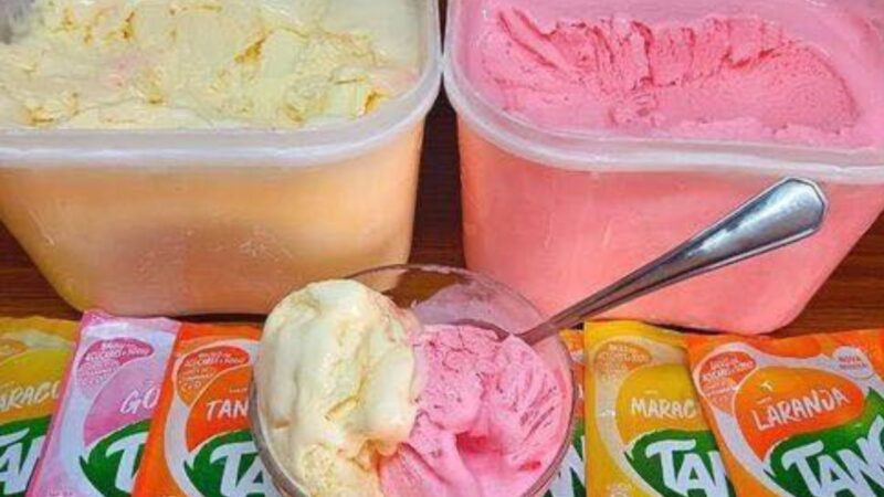 Sorvete de Tang Caseiro: Uma Delícia Refrescante e Cremosa