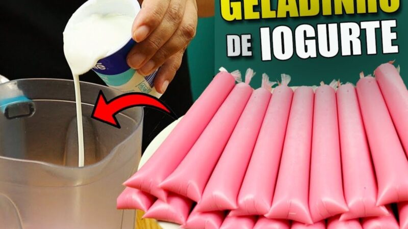 Geladinho de Iogurte Delicioso: Uma Sobremesa Refrescante para Todas as Ocasiões