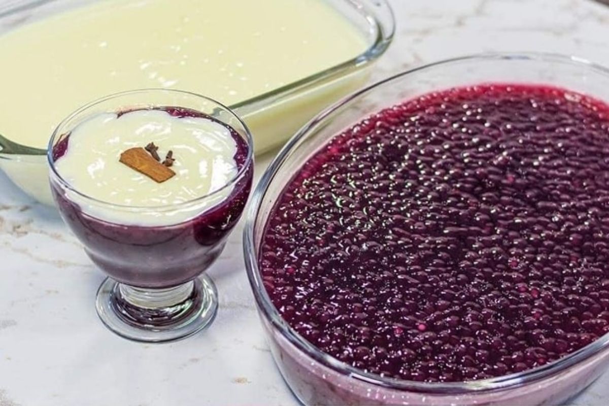 Sagu De Vinho Com Creme Uma Sobremesa Clássica E Irresistível Fácil