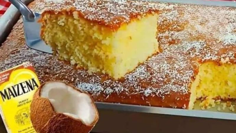 O Segredo Revelado: Delicioso Bolo de Maizena com Coco