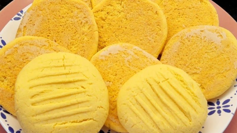 Delicie-se com uma Bolacha de Fubá Sem Trigo, Sem Lactose que Derrete na Boca