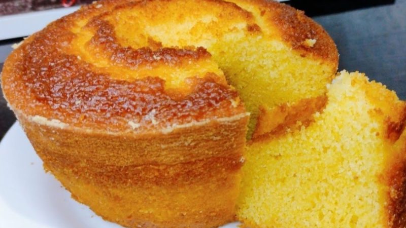 Bolo de Fubá com Laranja Fofinho: Uma Combinação de Sabores que Vai Encantar seu Paladar