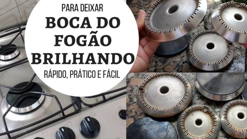 Limpeza Profunda: Como Limpar a Boca do Fogão e Remover Toda a Gordura e Queimado