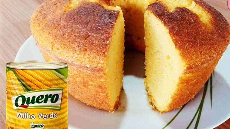 Desvendando o Segredo do Bolo de Milho com Milho de Lata: Uma Receita Simples e Deliciosa que Vai Encantar seu Paladar