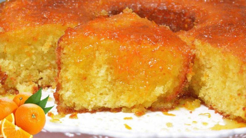 Bolo de Laranja com uma Calda Deliciosa: Uma Explosão de Sabores Cítricos