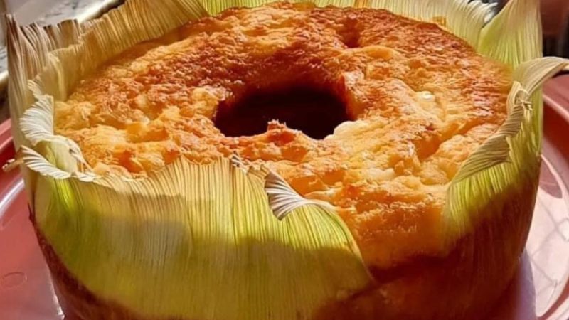 O Sabor Autêntico do Interior: Bolo de Milho na Palha Feito no Liquidificador