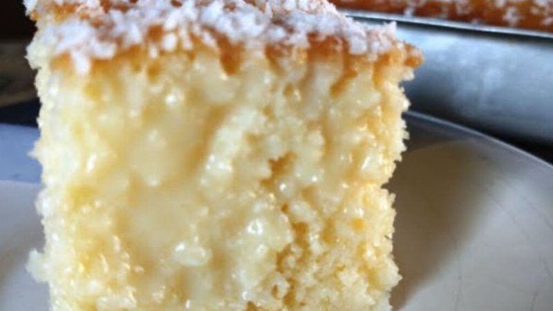 Desfrute do Prazer Gelado: Bolo Gelado de Coco Molhadinho