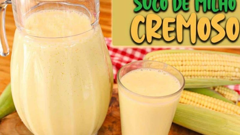 Descubra o Prazer de um Suco de Milho Cremoso: Uma Delícia para Surpreender seu Paladar