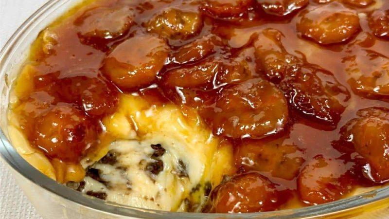 Delícia Cremosa: Torta de Banana Caramelizada na Travessa