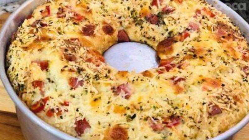 Transformando Arroz Amanhecido: Bolo Salgado de Liquidificador