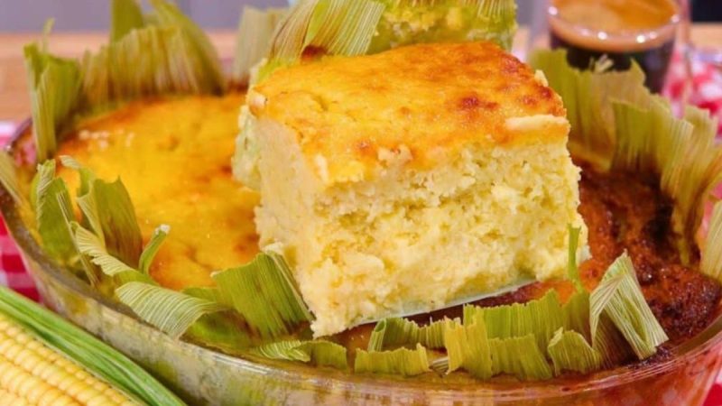 Bolo de Milho Cremoso que Parece Pamonha: Receita Sem Farinha de Trigo