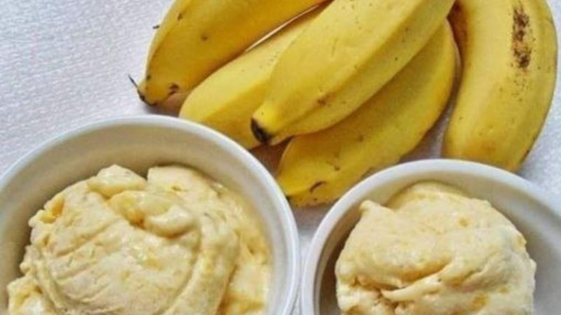 Sorvete Cremoso de Banana: Uma Delícia Refrescante e Saudável