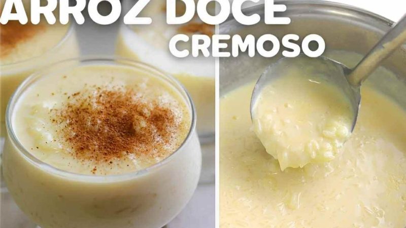 Sabor de Infância: Arroz Doce Cremoso de Restaurante Brasileiro para Encantar Seu Paladar!