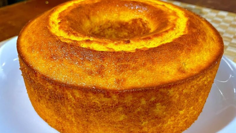 Bolo de Fubá com Coco Sem Trigo: Prático, Rápido e Muito Fácil de Fazer