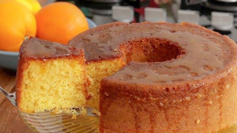 Bolo de Laranja Sem Leite e Sem Farinha de Trigo: Uma Delícia Saudável