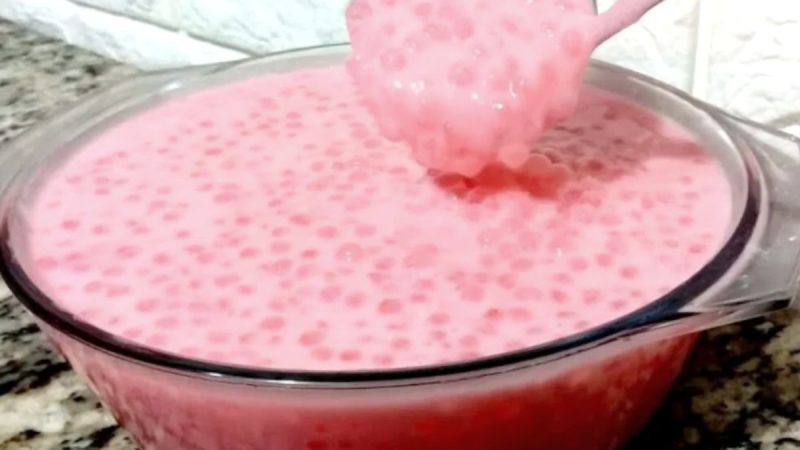 Sagu-Mousse de Morango Fácil e Delicioso: A Sobremesa que Vai Encantar