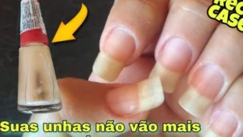 Diga Adeus às Unhas Quebradiças: Receita Caseira para Unhas Longas e Fortes