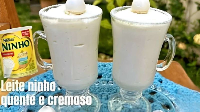 Leite Quente Cremoso: Uma Bebida Deliciosa Feita à Base de Leite Ninho