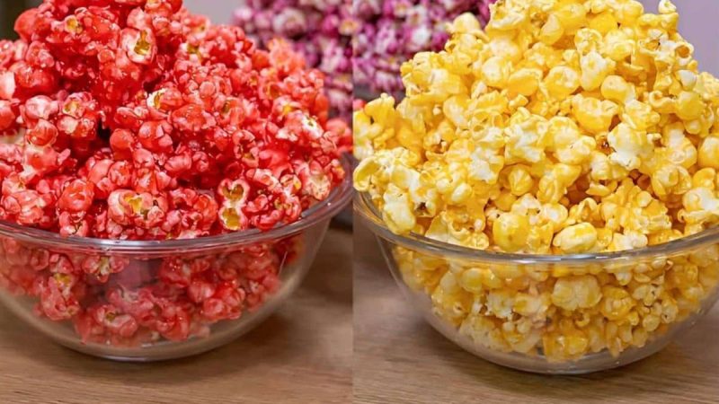 Pipoca Doce Colorida Feita com Suco em Pó: Uma Receita Incrível que as Crianças Vão Adorar