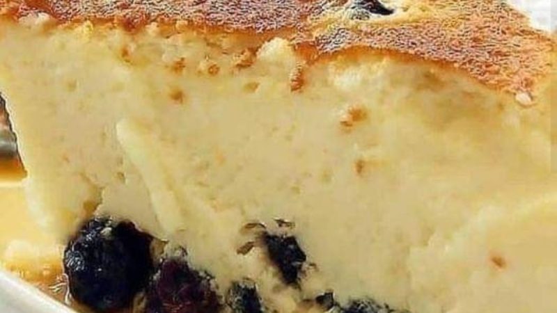 TORTA DE RICOTA COM UVA PASSA: UMA SOBREMESA CREMOSA E IRRESISTÍVEL