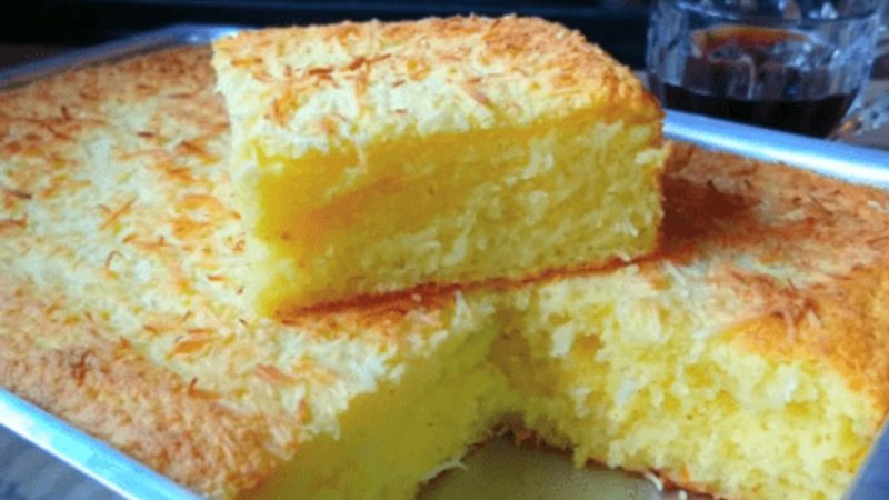 Bolo De Mandioca Com Coco De Liquidificador Úmido E Fofinho: A Receita Que Você Não Vai Conseguir Parar De Fazer!